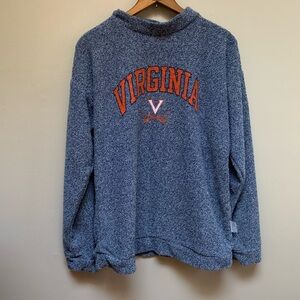 Univ of Virginia Blue and Orange Sweatshirt Size L